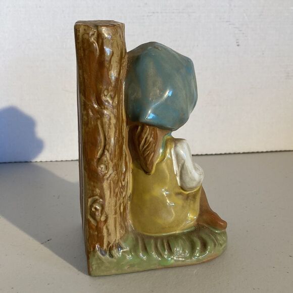 Vintage Hummel-Like UCTCI‎ Japan Little Girl Porcelain Bookend Bookshelf Decor - Picture 5 of 9